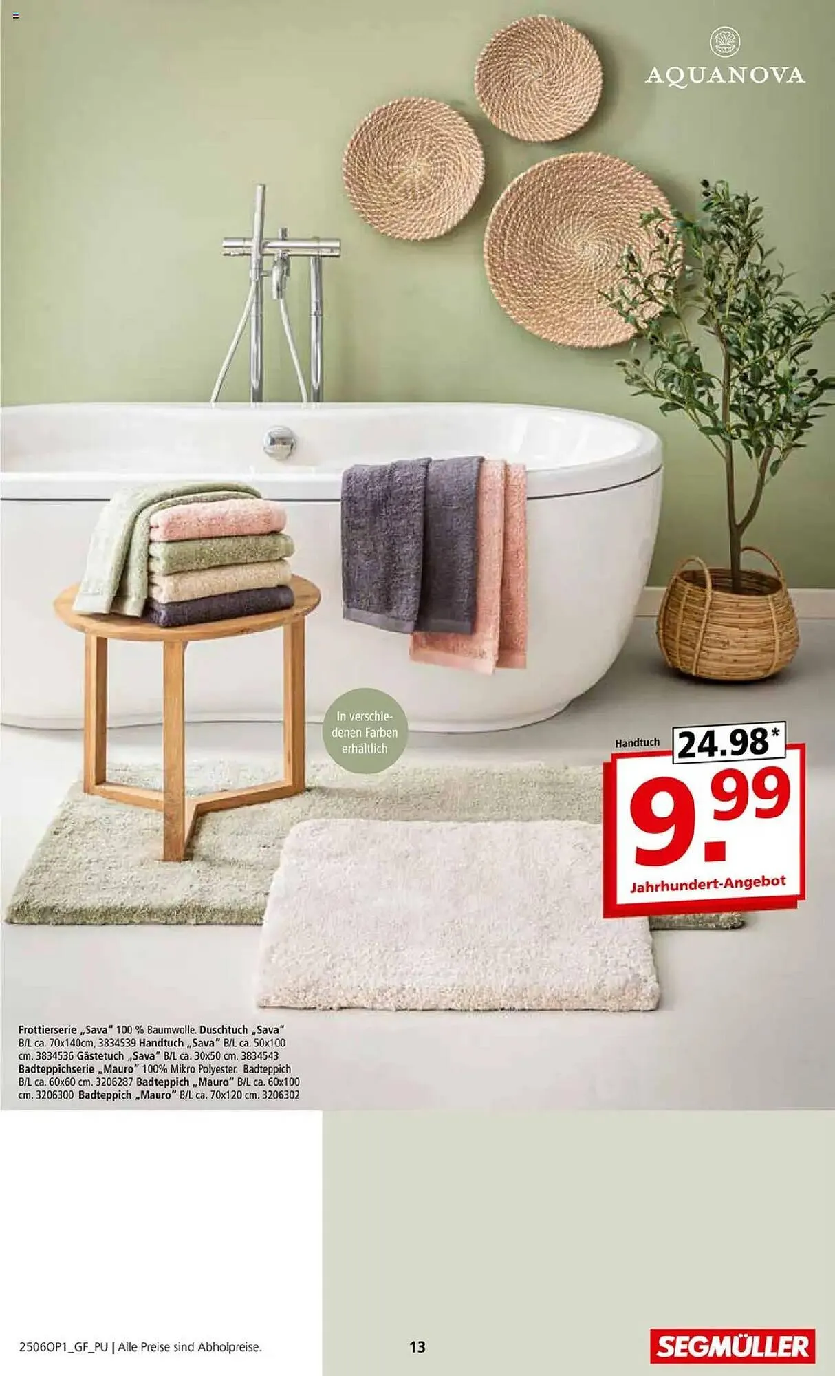 Segmüller Prospekt von 31. Mai bis 30. August 2025 - Prospekt seite 13