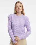 Hellvioletter Damen-Pullover ORSAY