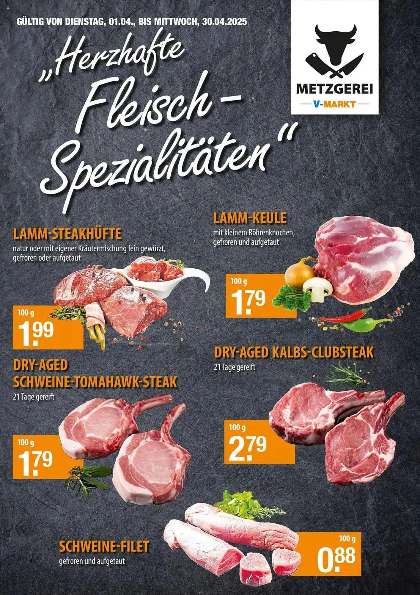 V Markt Prospekt von 1. April bis 30. April 2025 - Prospekt seite 1