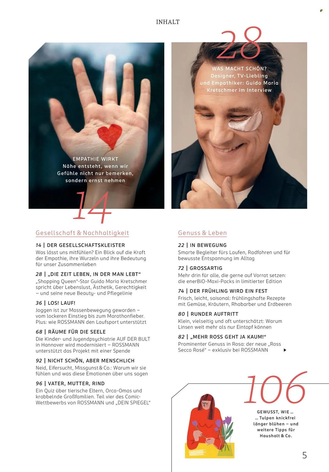 Rossmann Magazin von 1. April bis 30. April 2026 - Prospekt seite 5