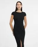 Beigefarbenes Damen-Midikleid ORSAY