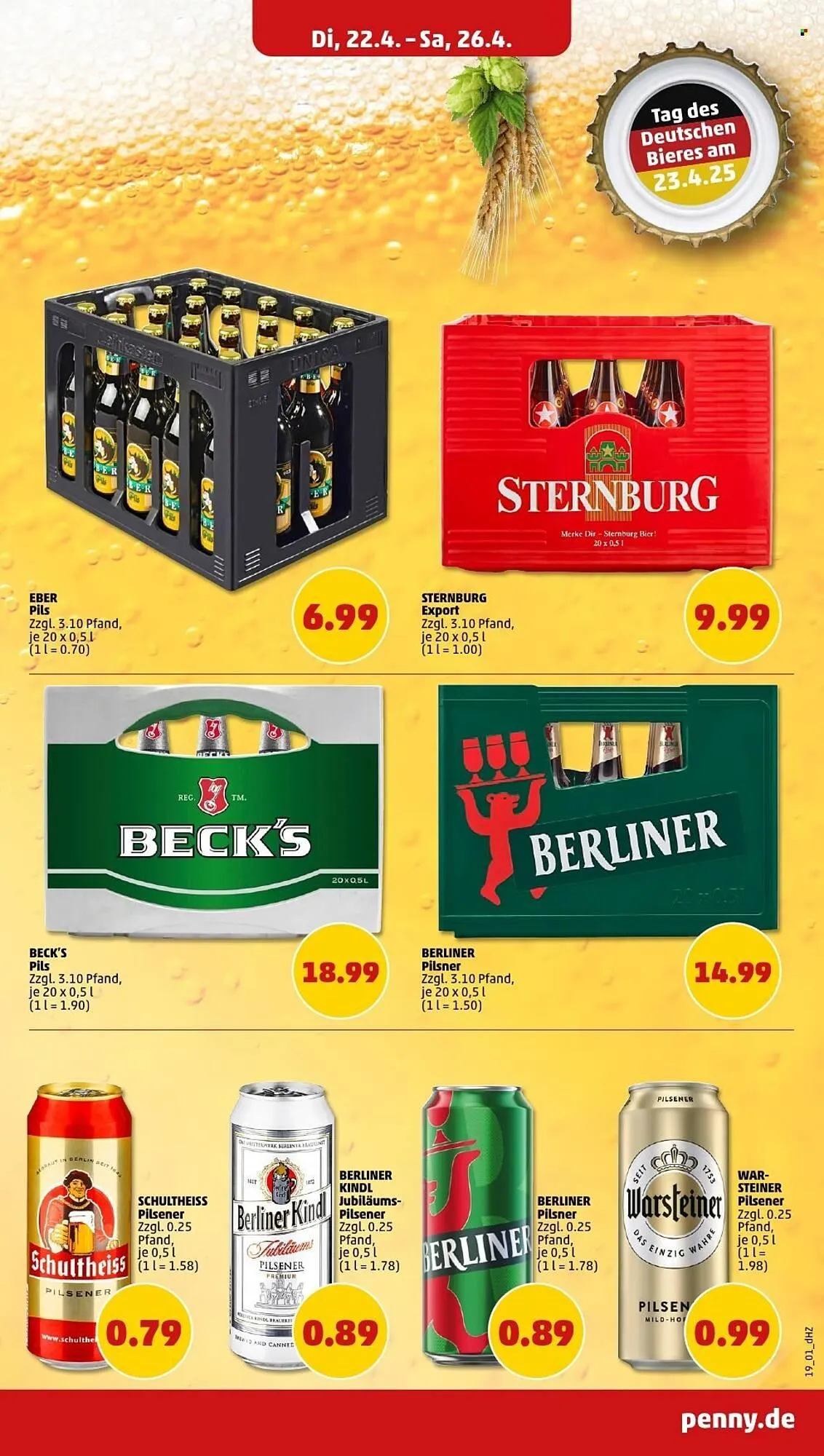 PENNY Prospekt von 22. April bis 26. April 2025 - Prospekt seite 19