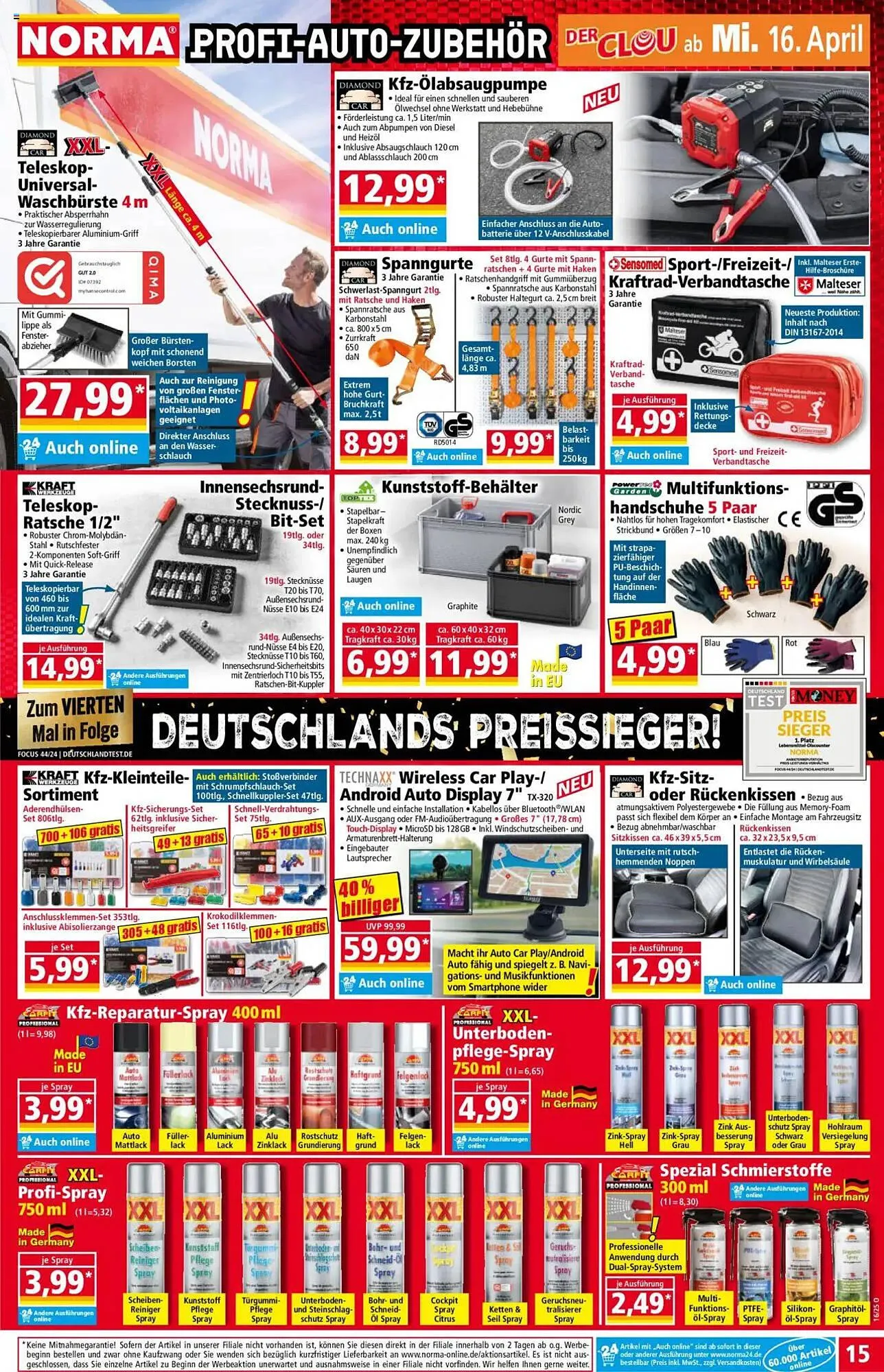 Norma Prospekt von 14. April bis 20. April 2025 - Prospekt seite 15