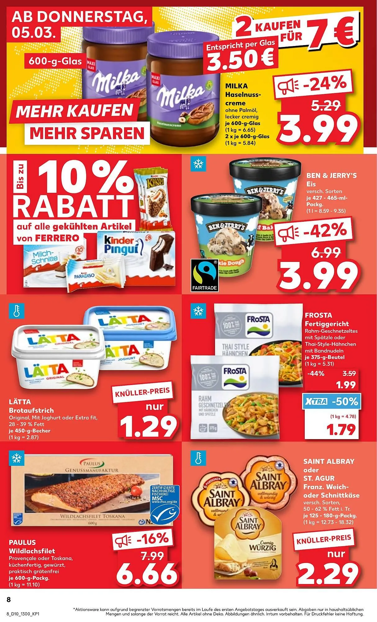 Kaufland Prospekt von 4. März bis 10. März 2026 - Prospekt seite 8