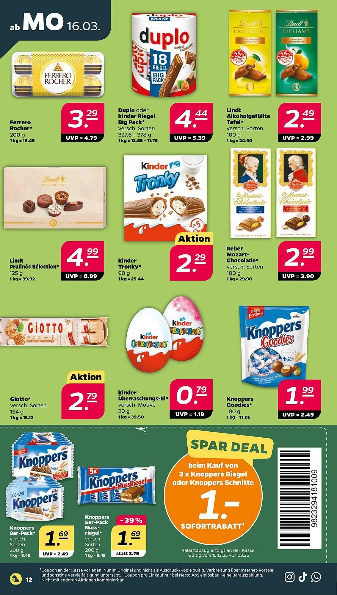 NETTO Prospekt von 16. März bis 21. März 2026 - Prospekt seite 12