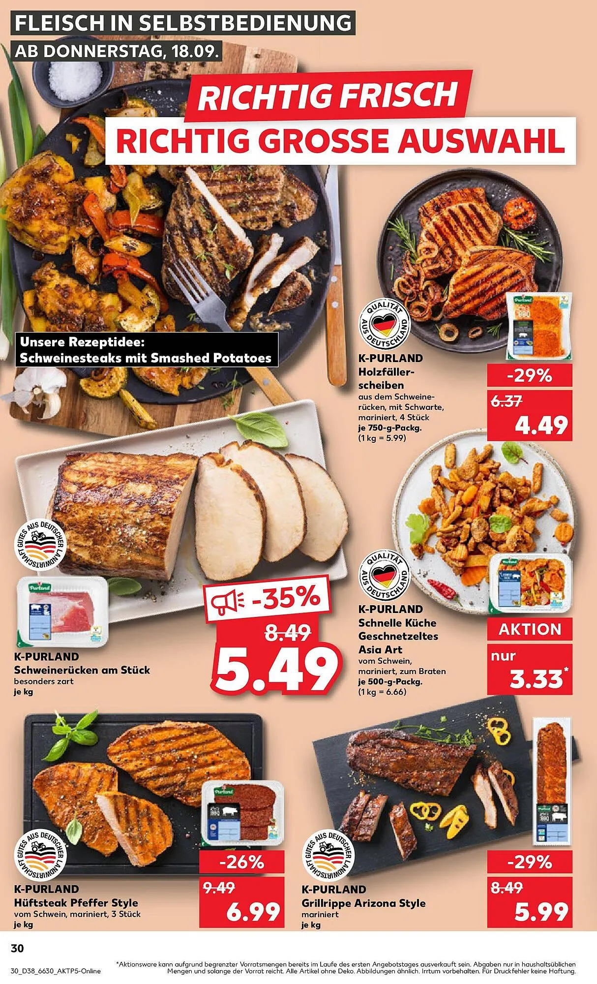 Kaufland Prospekt von 21. September bis 24. September 2025 - Prospekt seite 30
