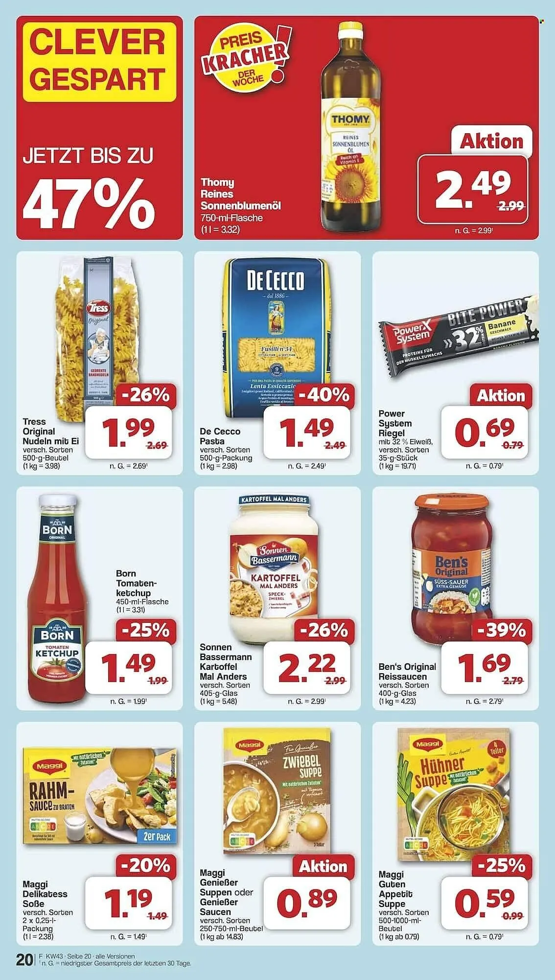 Famila Nord Ost Prospekt von 20. Oktober bis 25. Oktober 2025 - Prospekt seite 23