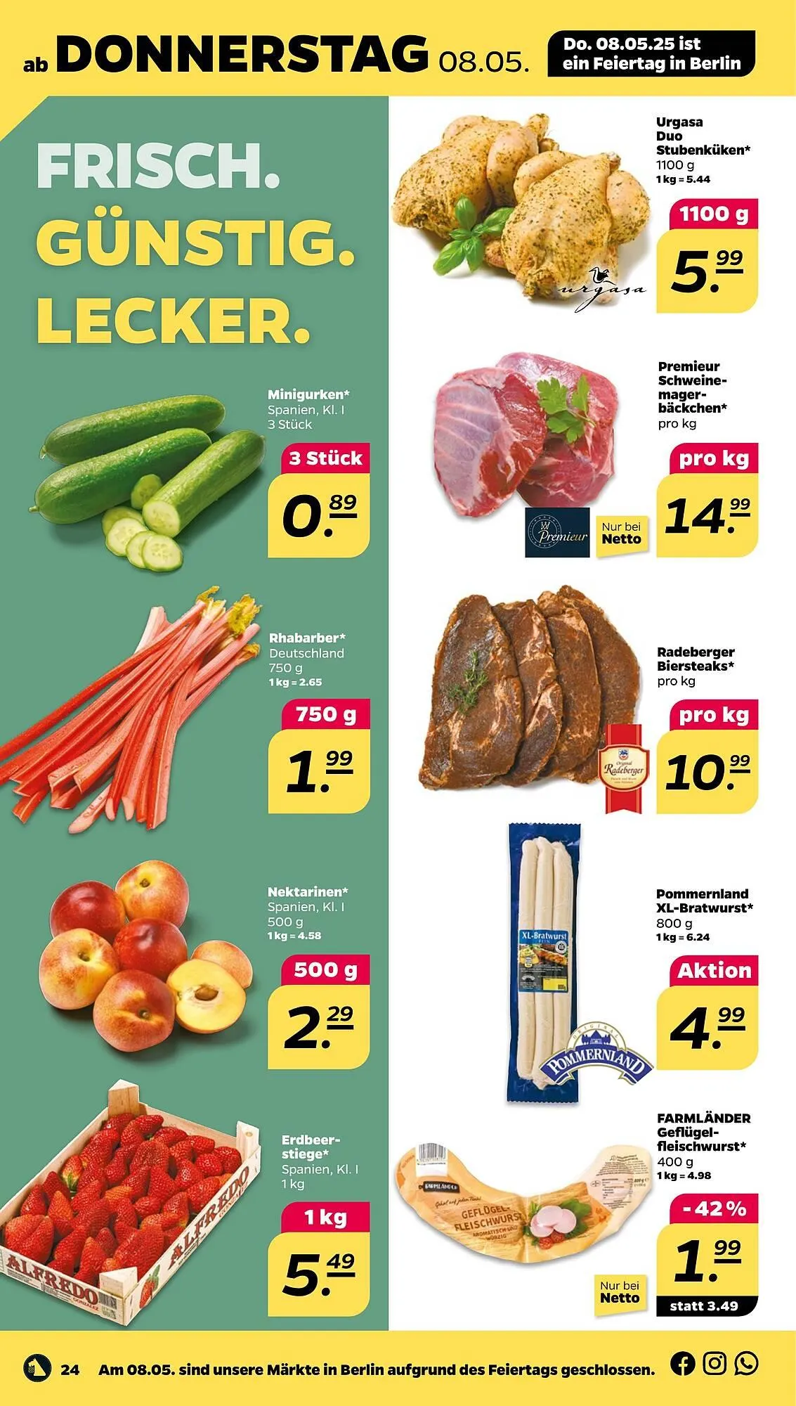 NETTO Prospekt von 5. Mai bis 10. Mai 2025 - Prospekt seite 24