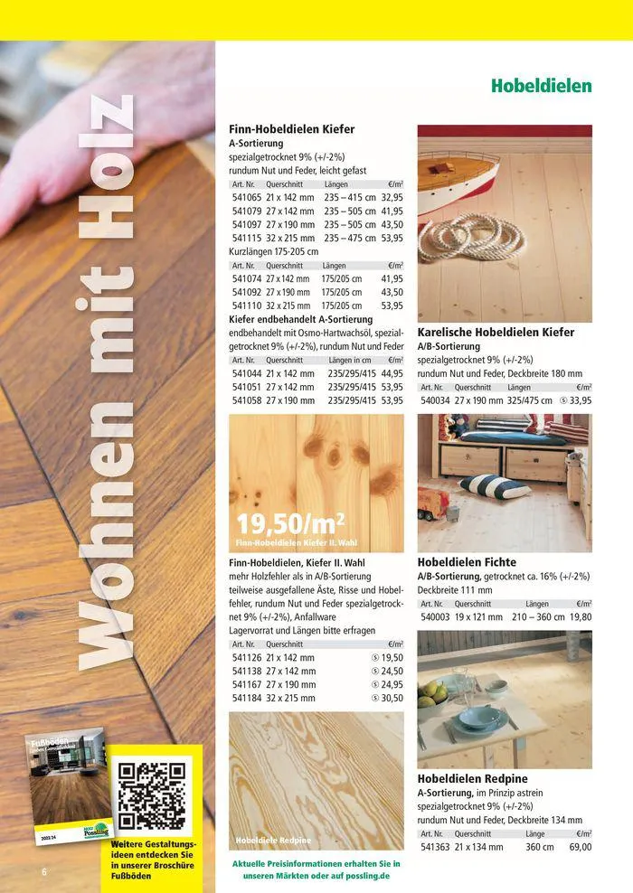 Holz-& Baukatalog 2024/25 von 27. März bis 31. Januar 2025 - Prospekt seite 6