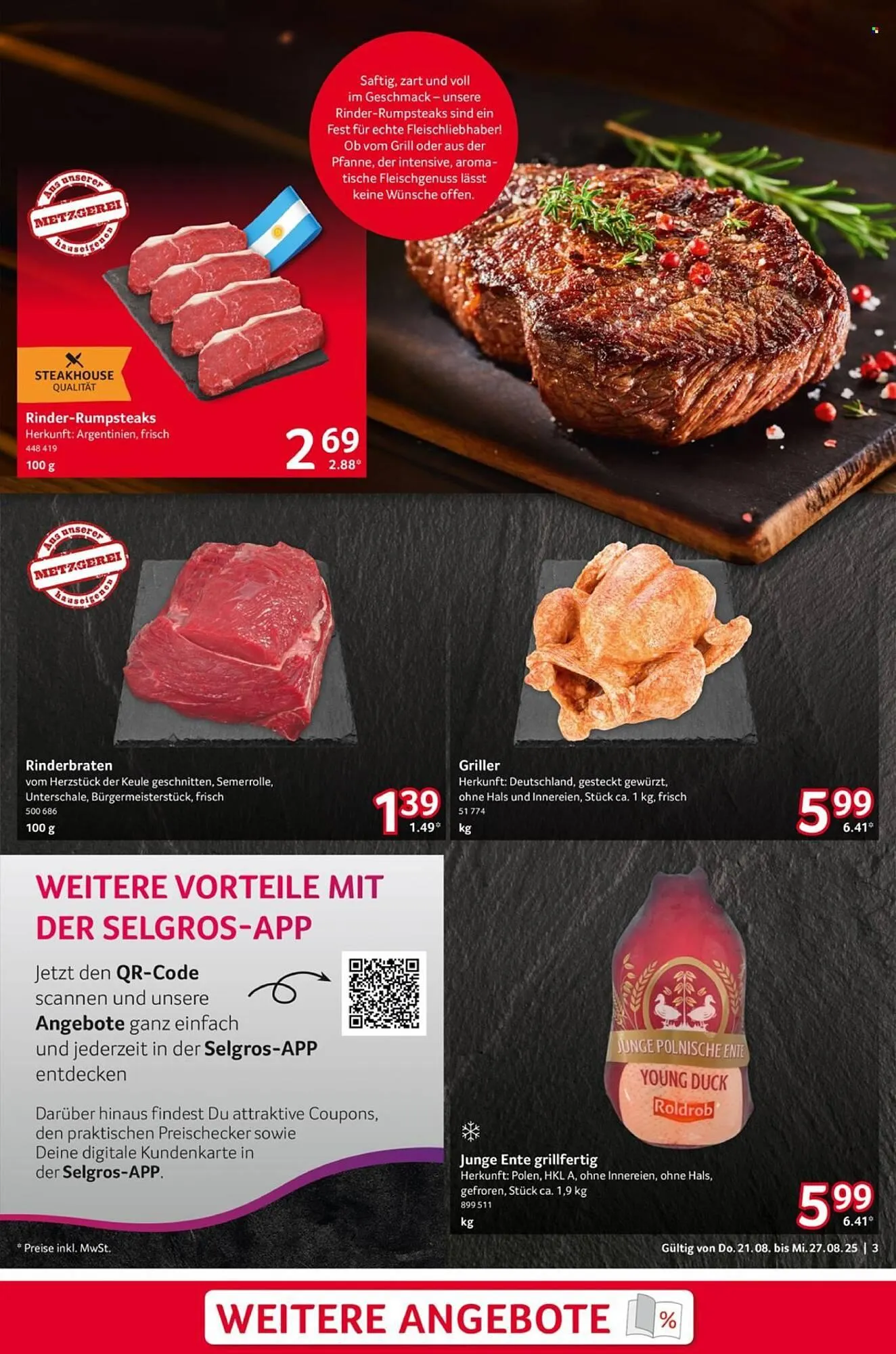 Selgros Prospekt von 21. August bis 27. August 2025 - Prospekt seite 3