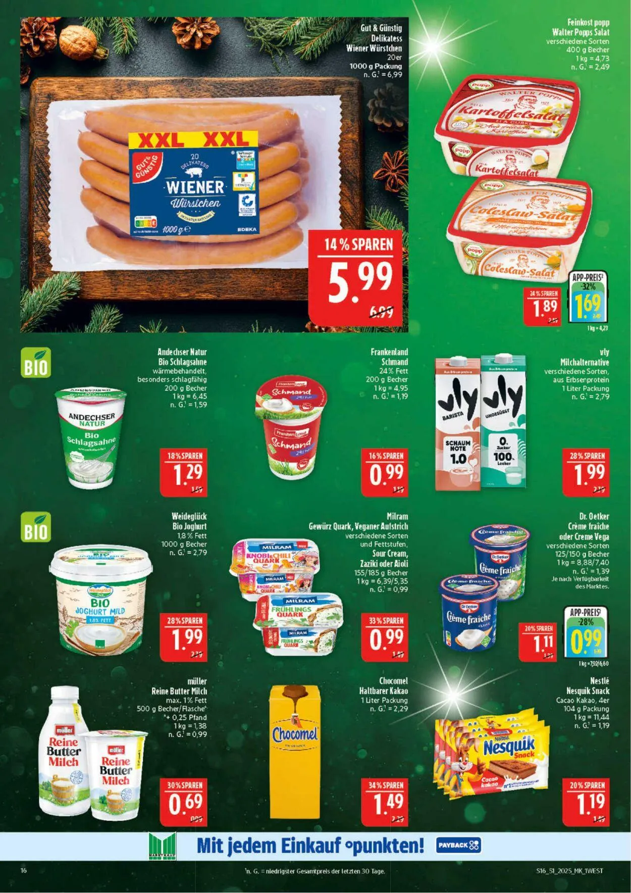 Marktkauf - Nürnberg-Thon Aktueller Prospekt von 15. Dezember bis 20. Dezember 2025 - Prospekt seite 16
