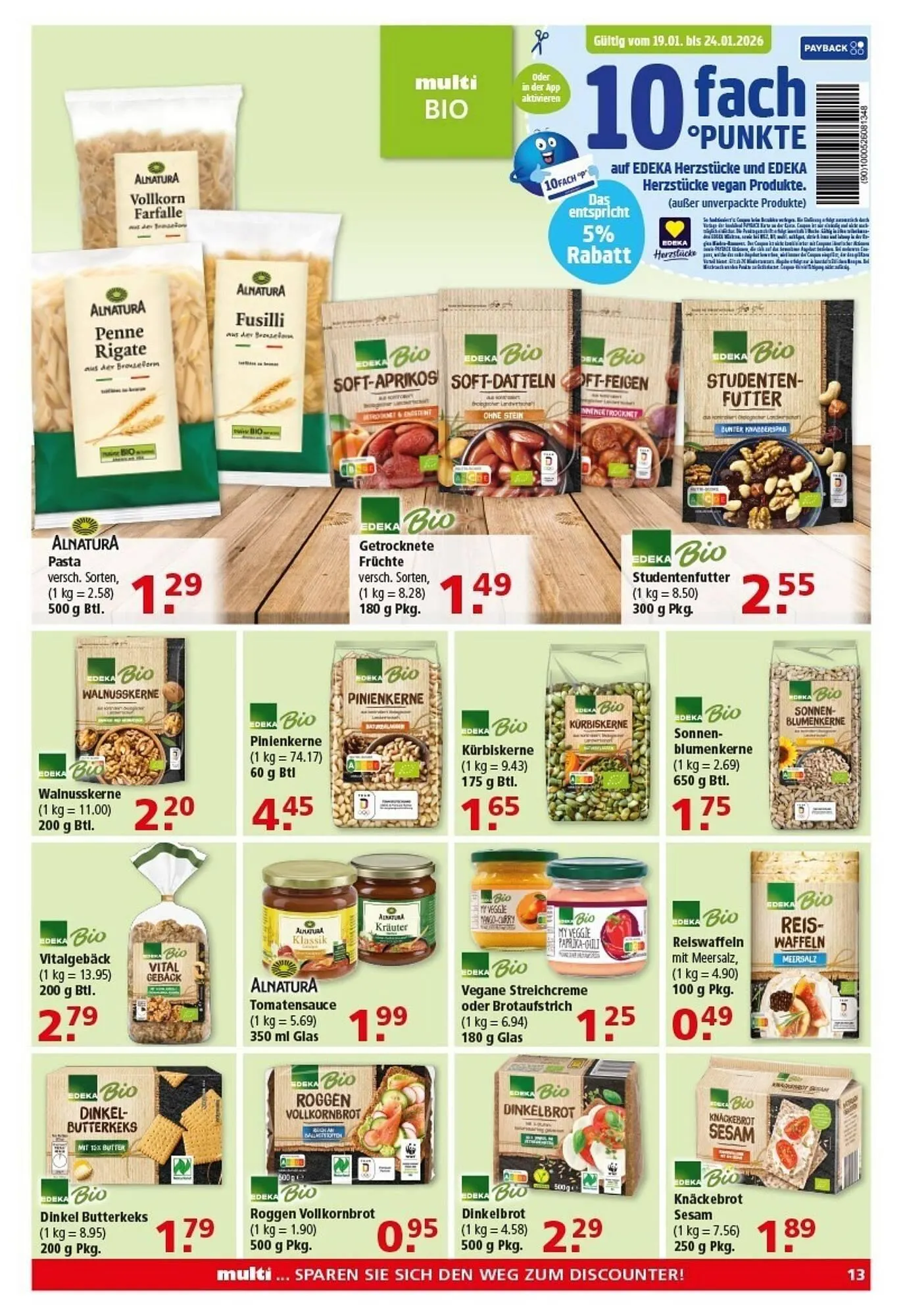 Multi Markt Prospekt von 19. Januar bis 24. Januar 2026 - Prospekt seite 13