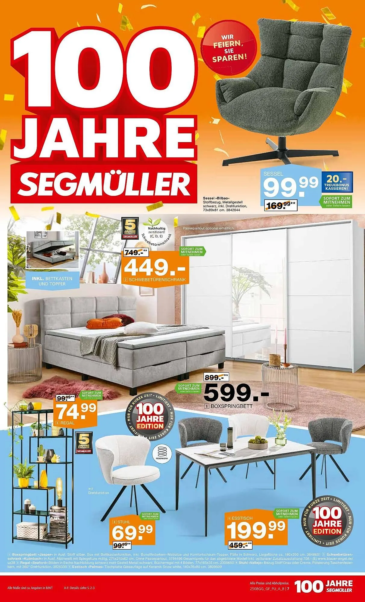 Segmüller Prospekt von 2. August bis 23. August 2025 - Prospekt seite 7