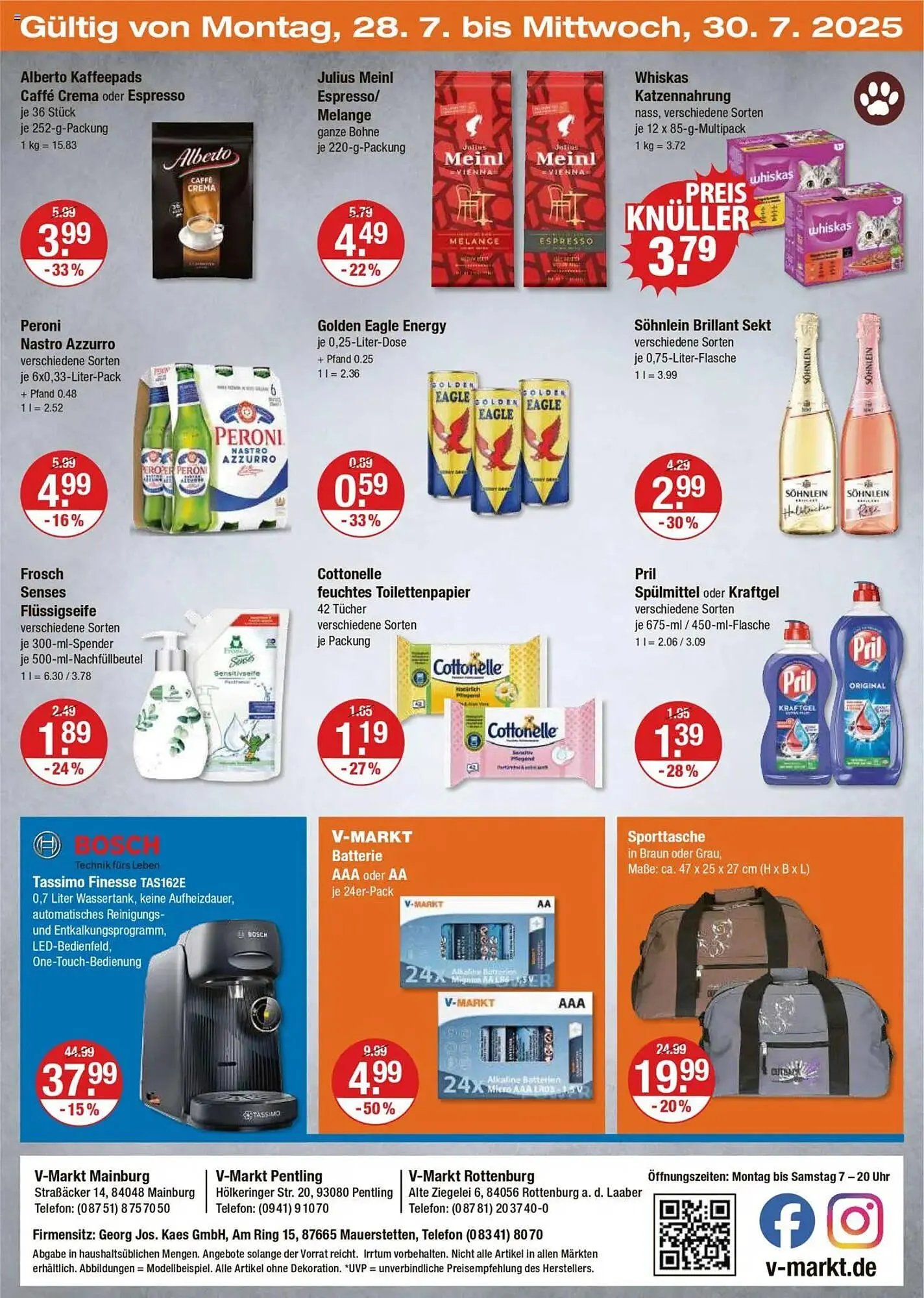 V Markt Prospekt von 24. Juli bis 30. Juli 2025 - Prospekt seite 20