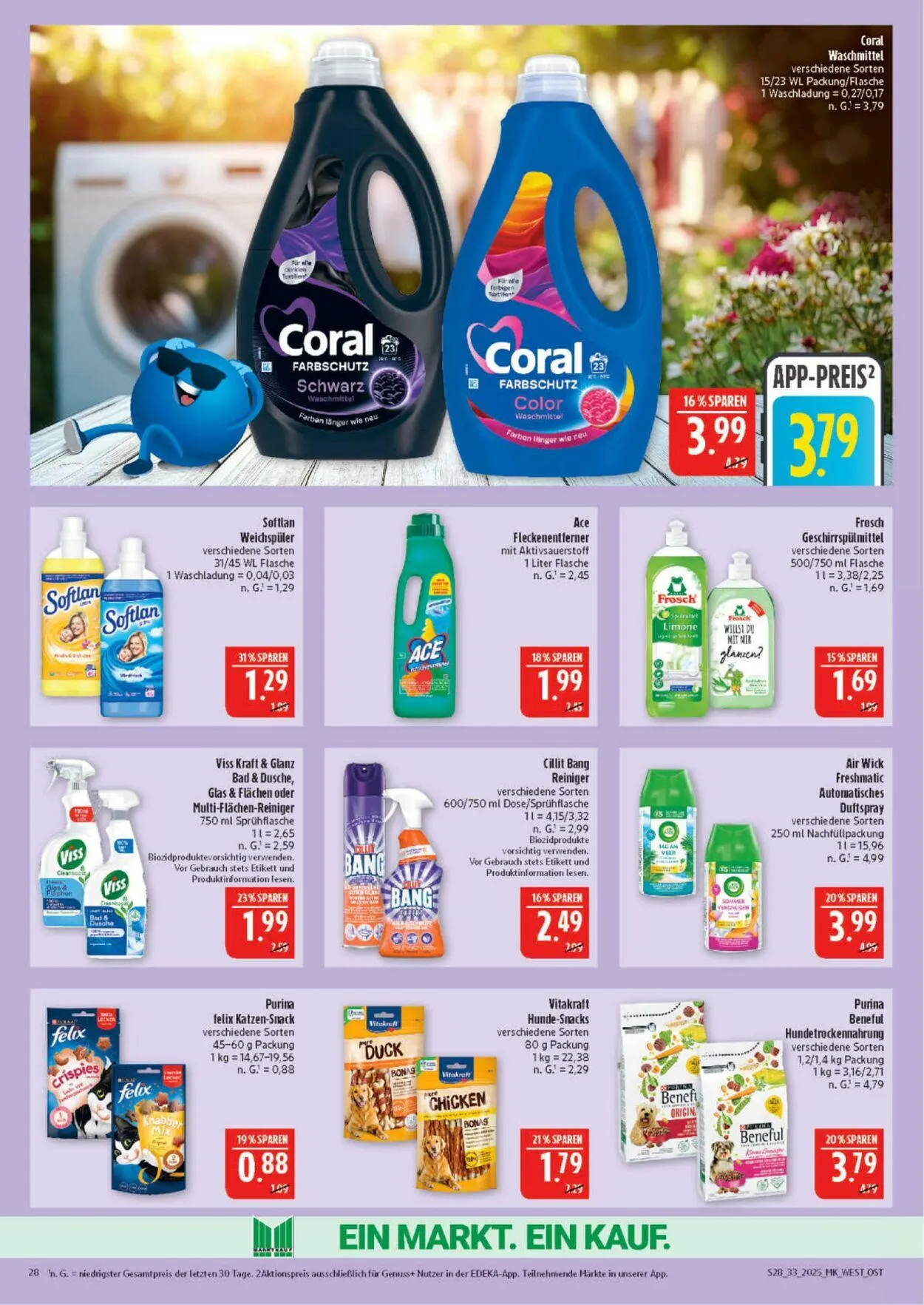 Marktkauf - Döbeln Aktueller Prospekt von 11. August bis 16. August 2025 - Prospekt seite 28