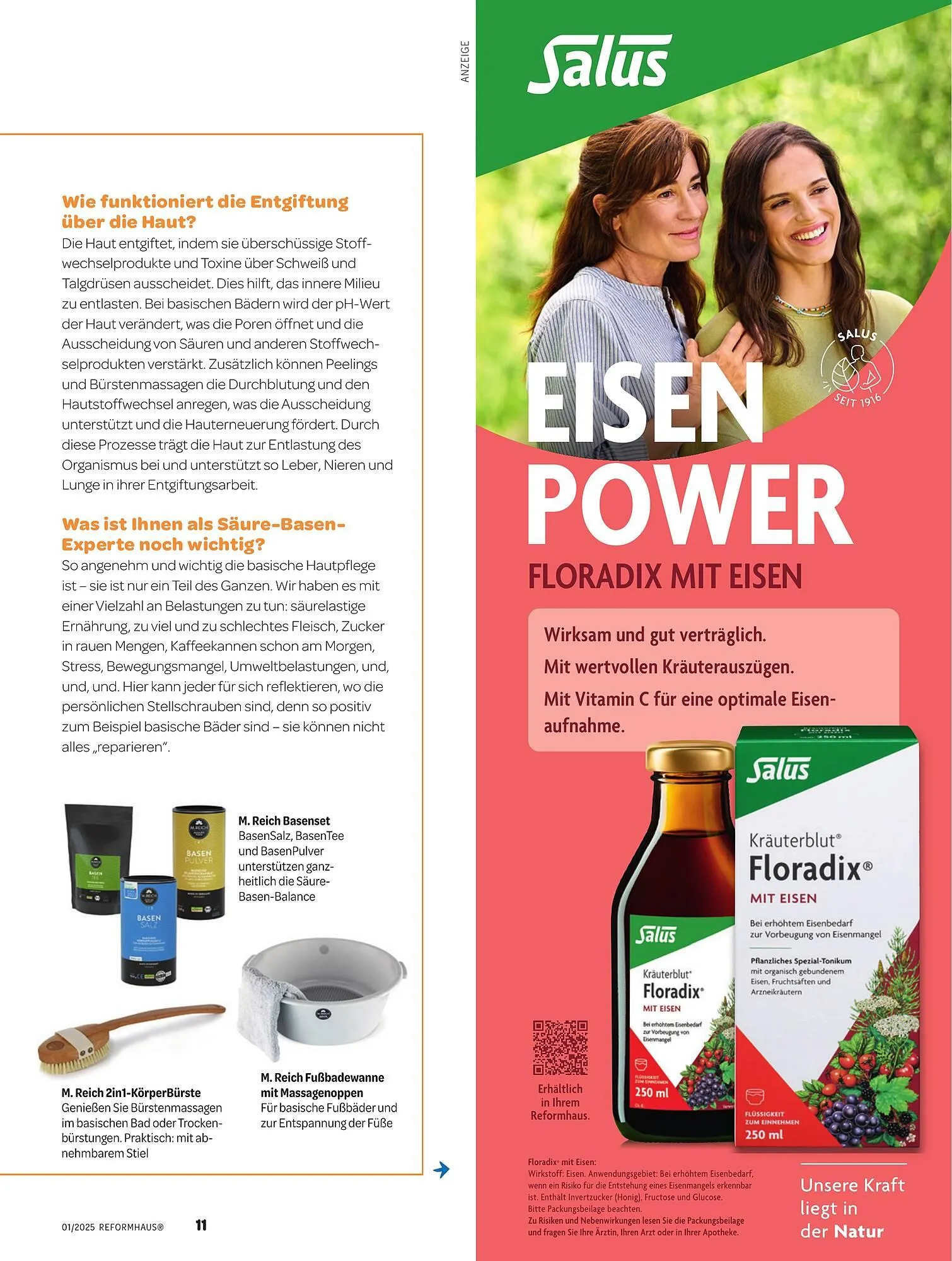 Reformhaus Prospekt von 1. Januar bis 31. Januar 2025 - Prospekt seite 11
