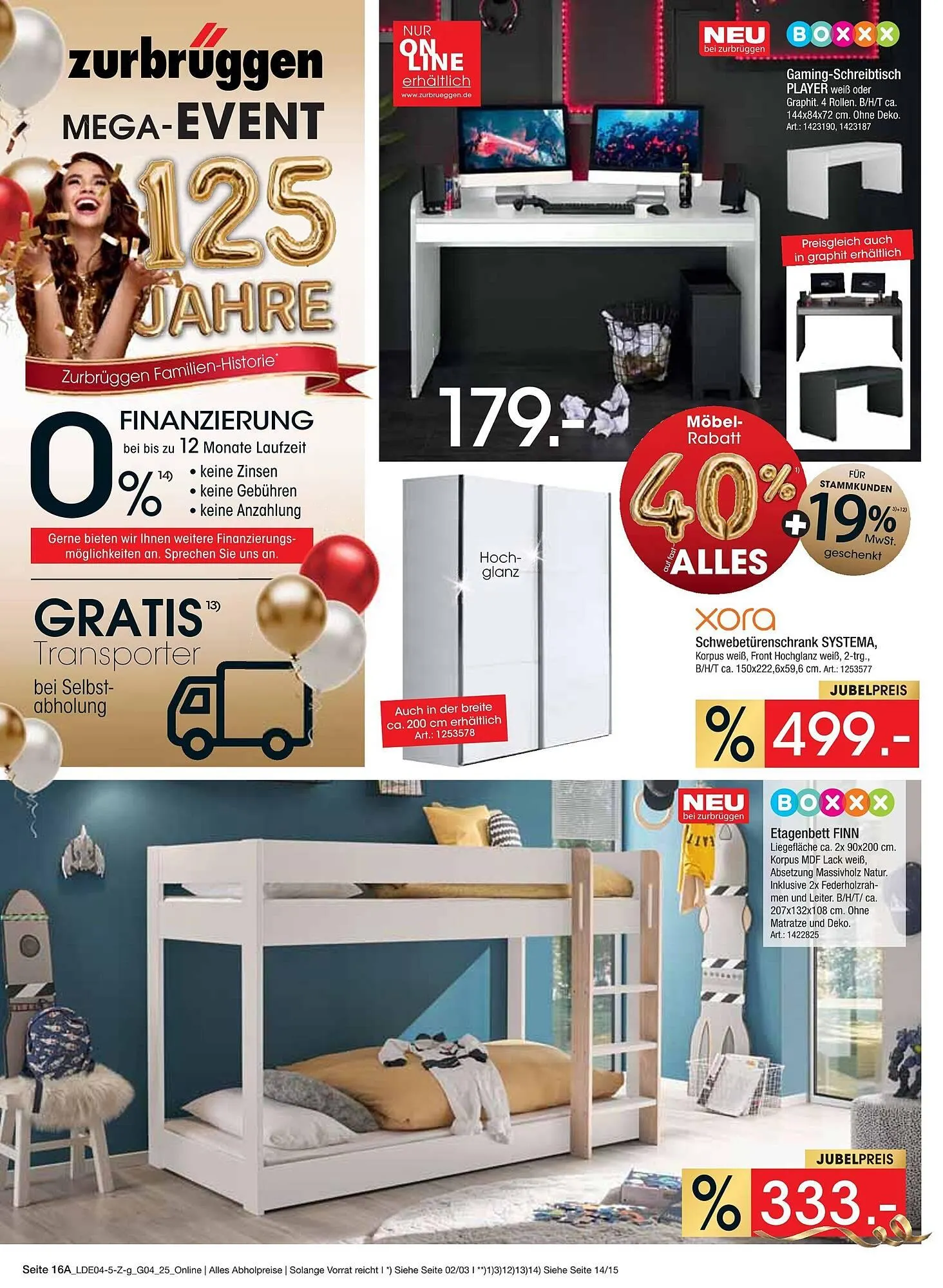 Zurbrüggen Prospekt von 12. April bis 26. April 2025 - Prospekt seite 30