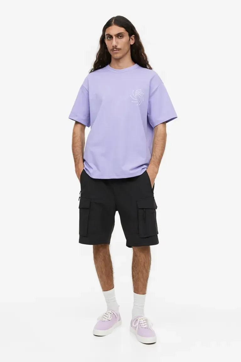 Cargoshorts aus Nylon Relaxed Fit