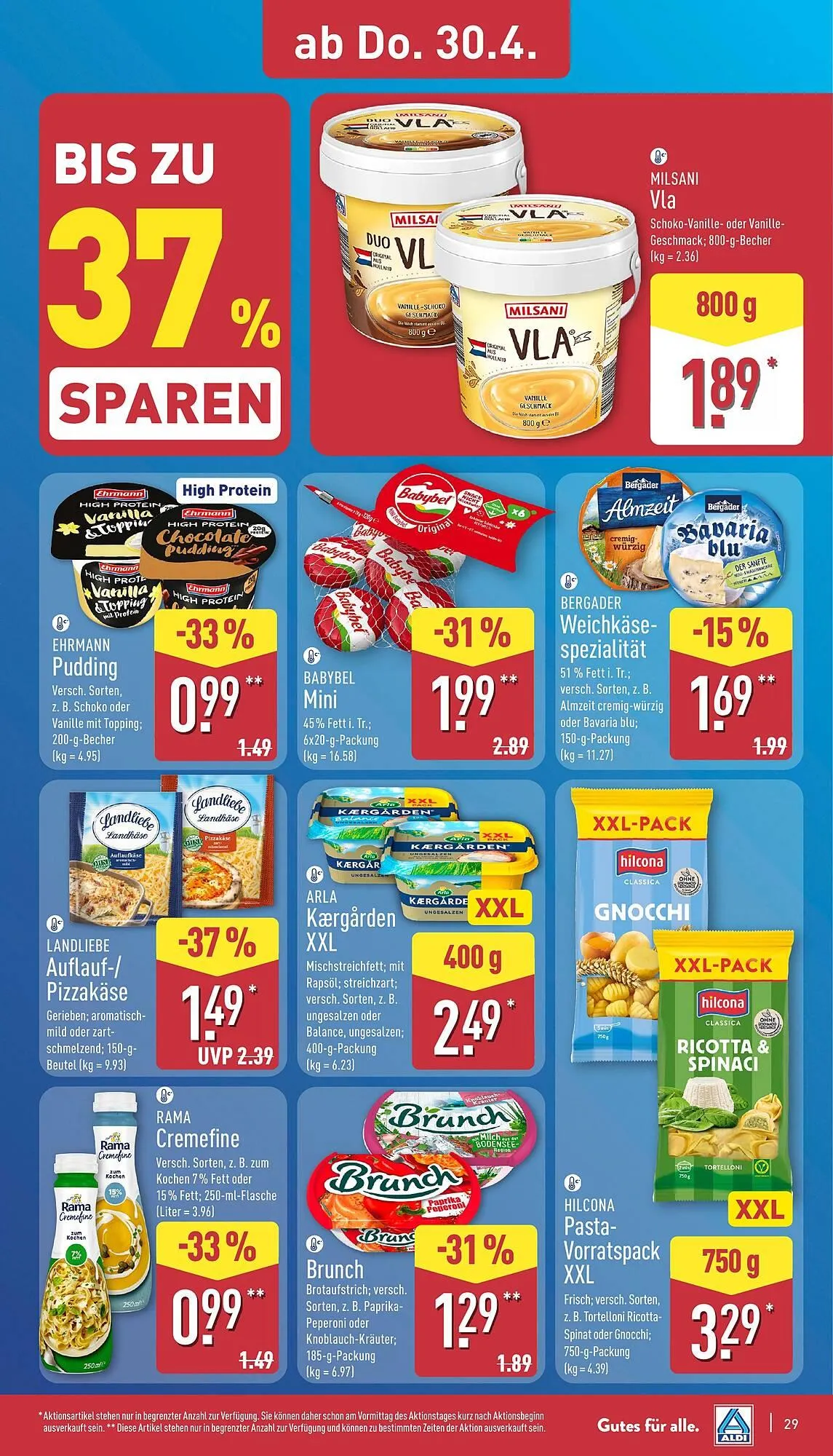 Aldi Nord Prospekt von 27. April bis 2. Mai 2026 - Prospekt seite 29
