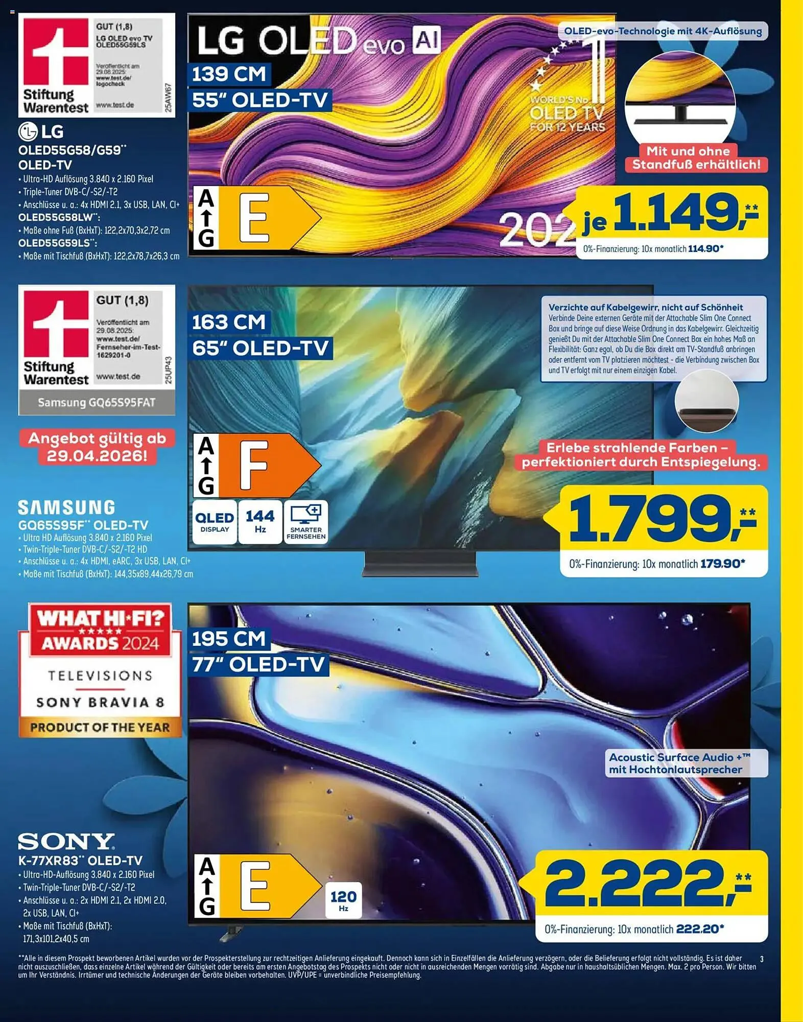 Euronics XXL Prospekt von 25. April bis 1. Mai 2026 - Prospekt seite 3