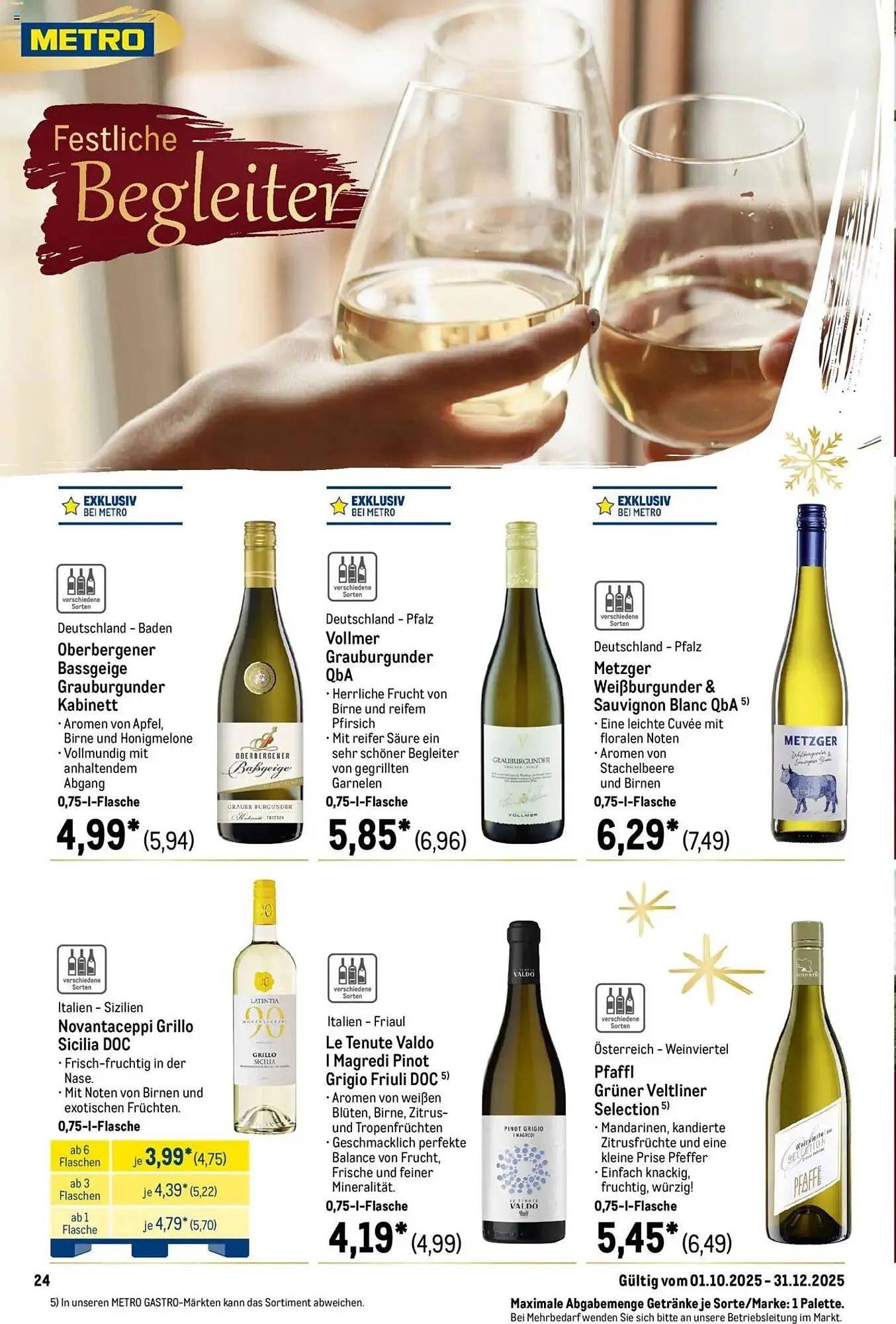 METRO Prospekt von 1. Oktober bis 31. Dezember 2025 - Prospekt seite 24