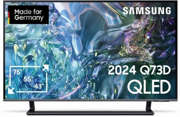 Samsung GQ43Q73DAU 108 cm (43") QLED-TV Titangrau / F