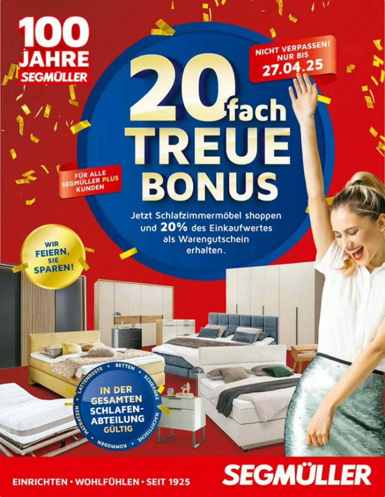 SEGMÜLLER von 13. April bis 19. April 2025 - Prospekt seite 1