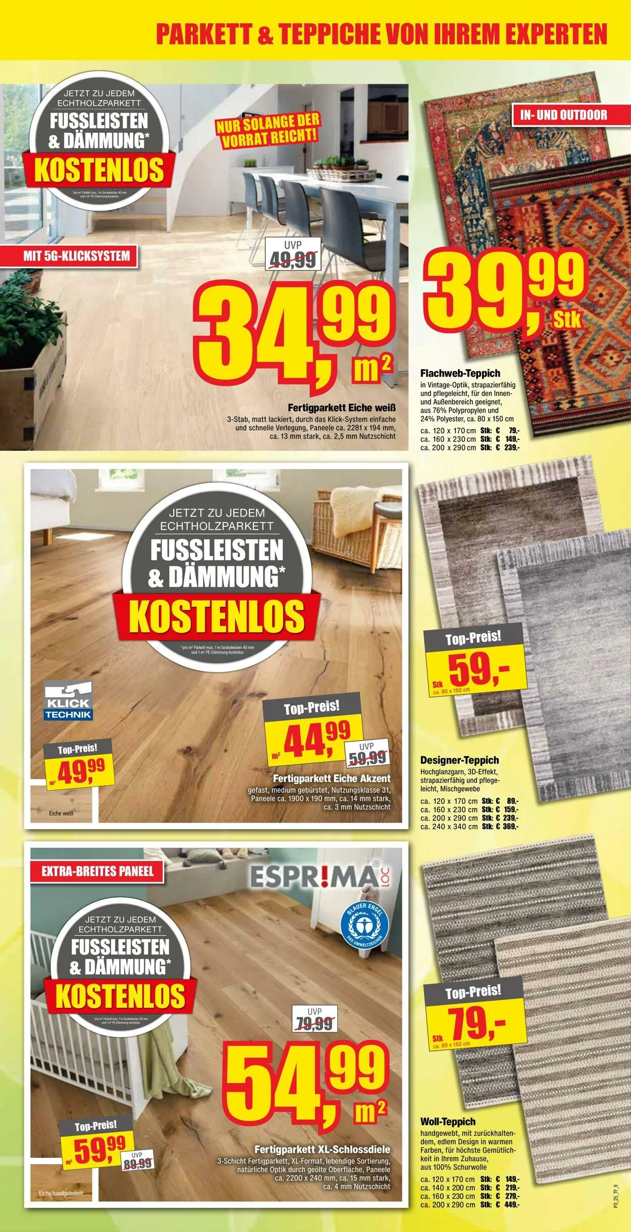 Ihr Teppichfreund Aktueller Prospekt von 13. Mai bis 27. Mai 2025 - Prospekt seite 9