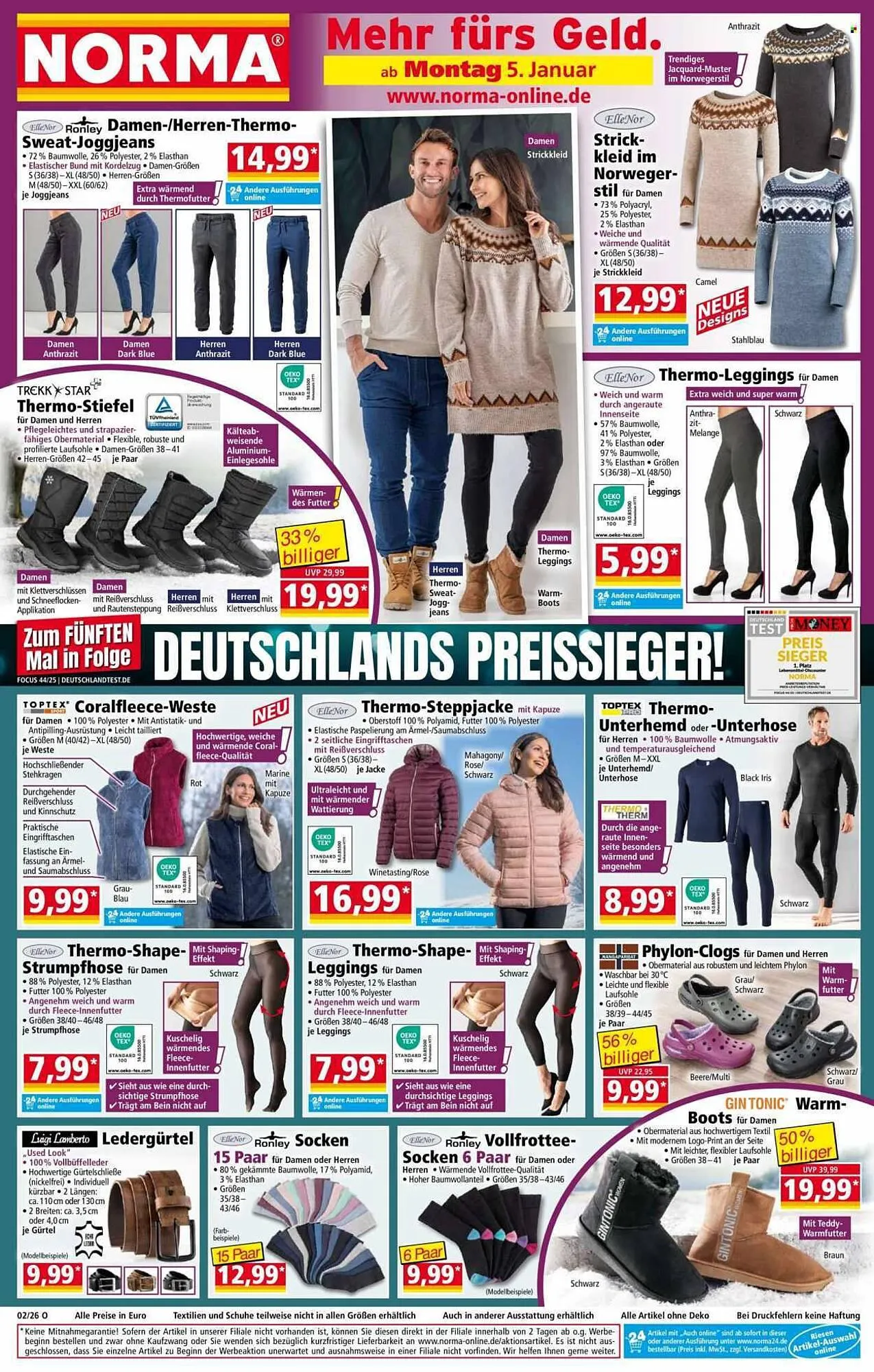 Norma Prospekt von 5. Januar bis 11. Januar 2026 - Prospekt seite 1