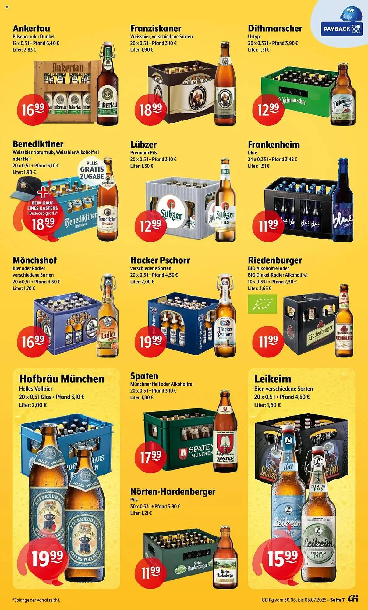 Getränke Hoffmann Prospekt von 30. Juni bis 5. Juli 2025 - Prospekt seite 7