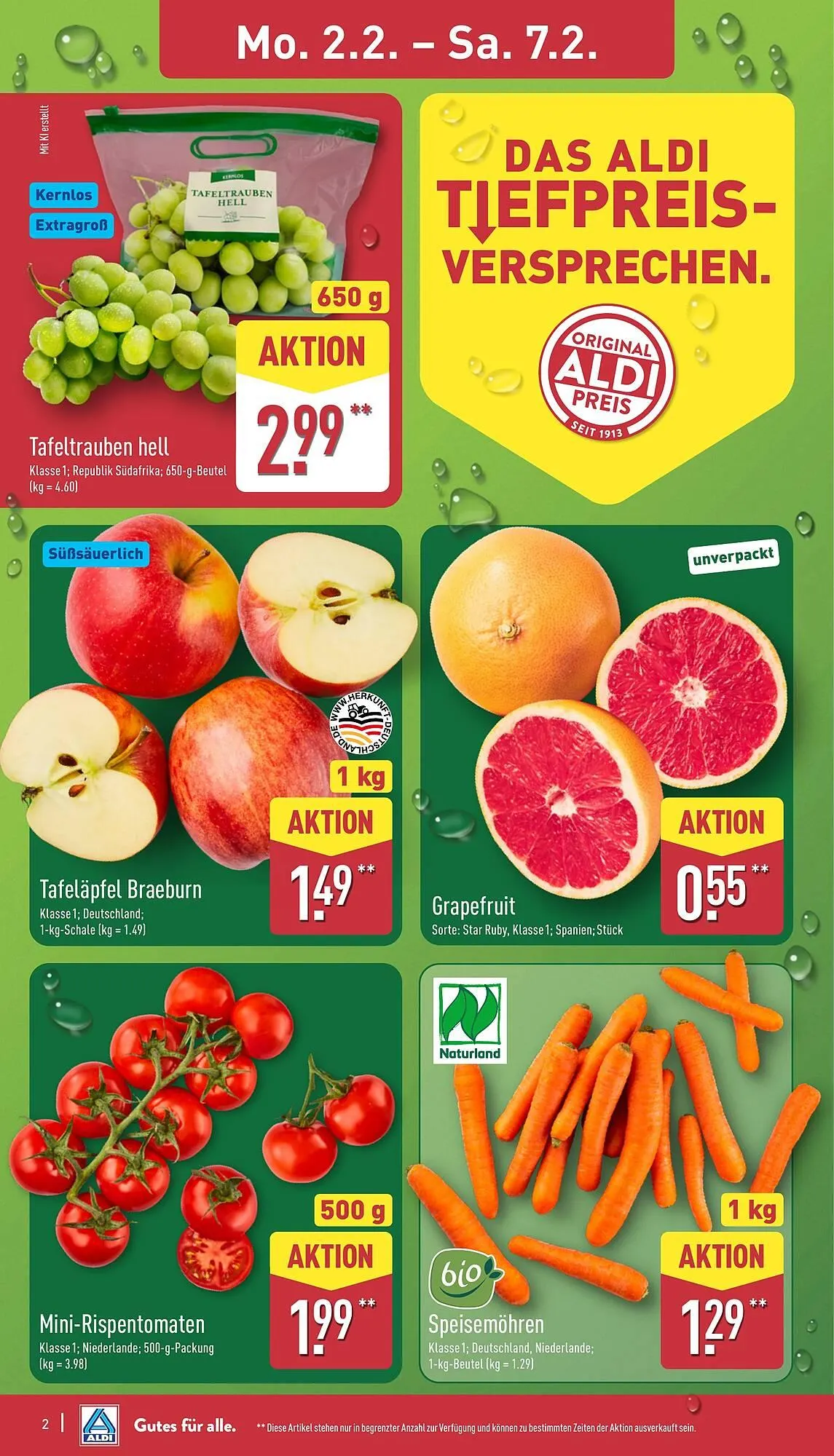Aldi Nord Prospekt von 2. Februar bis 7. Februar 2026 - Prospekt seite 2