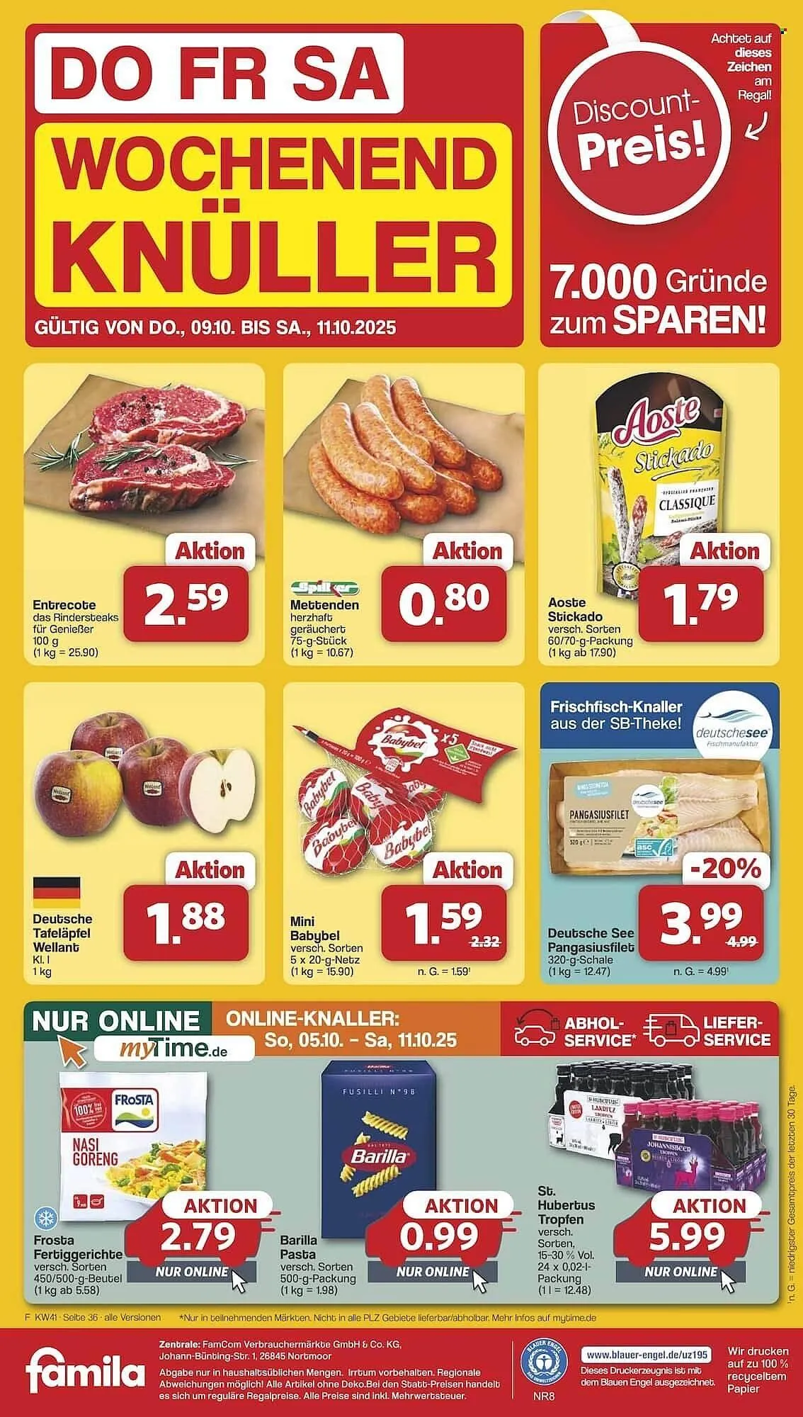 Famila Nord Ost Prospekt von 6. Oktober bis 11. Oktober 2025 - Prospekt seite 39