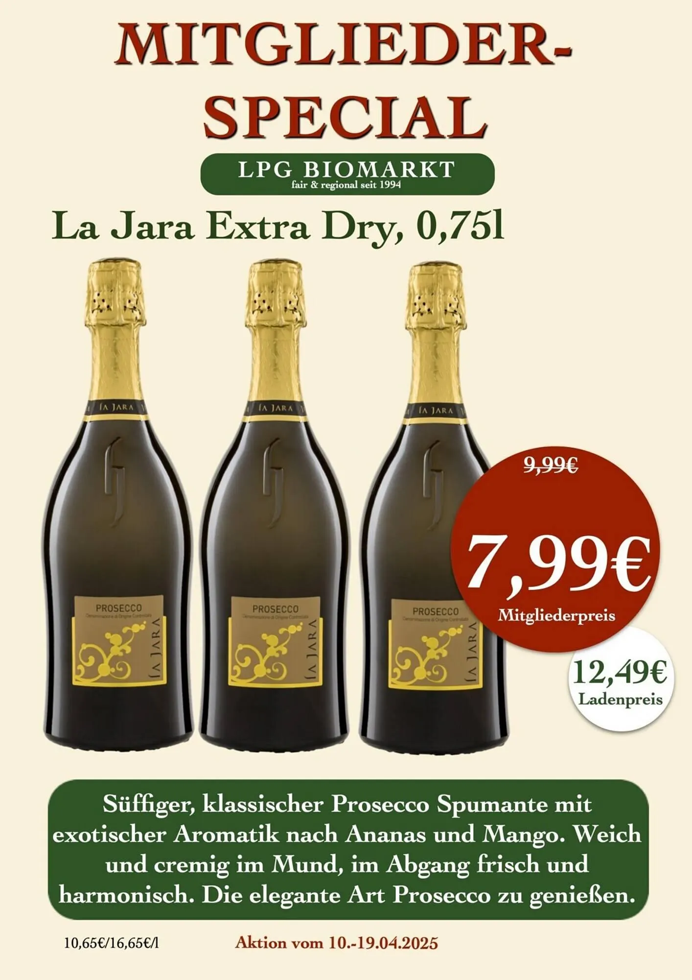 LPG Biomarkt Prospekt von 10. April bis 16. April 2025 - Prospekt seite 17