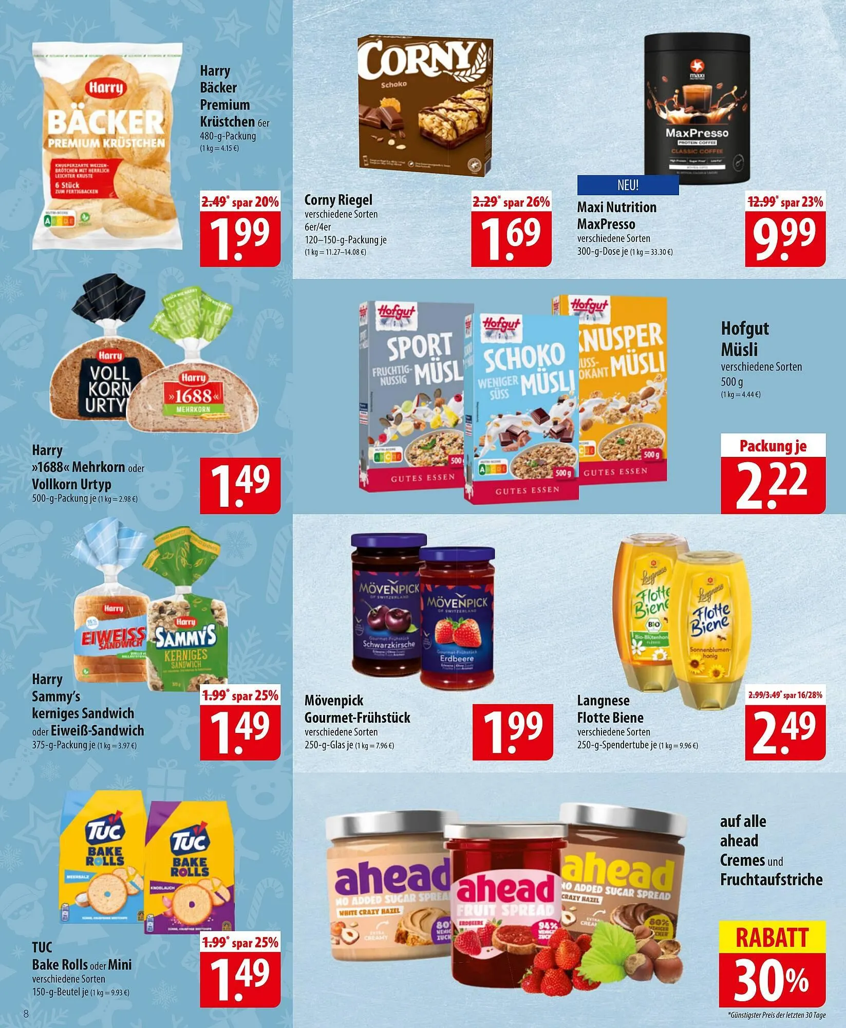 Famila Nord Ost Prospekt von 8. Dezember bis 13. Dezember 2025 - Prospekt seite 8