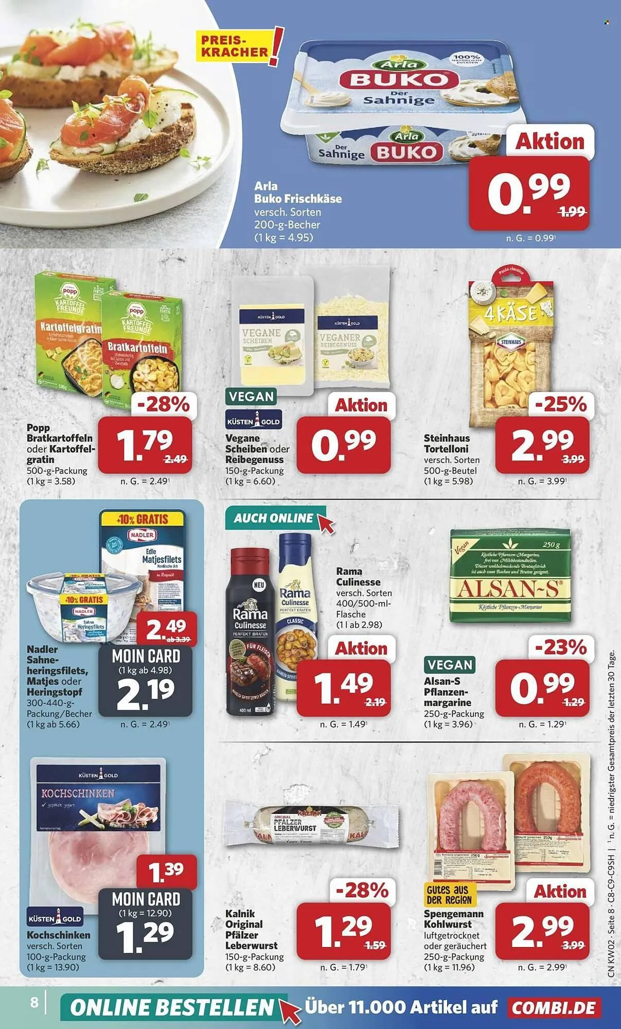 Combi Prospekt von 5. Januar bis 10. Januar 2026 - Prospekt seite 8