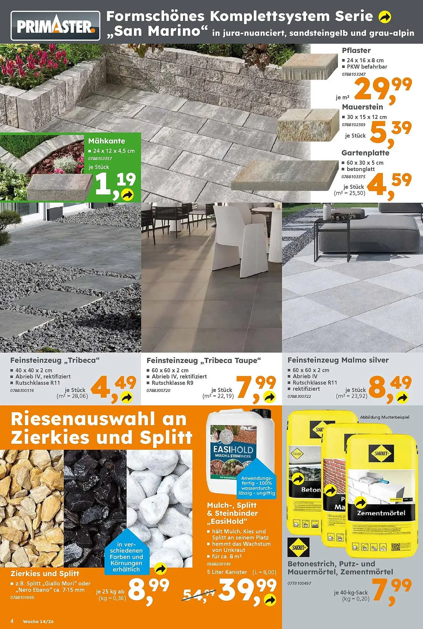 Globus Baumarkt Prospekt von 29. März bis 4. April 2026 - Prospekt seite 4