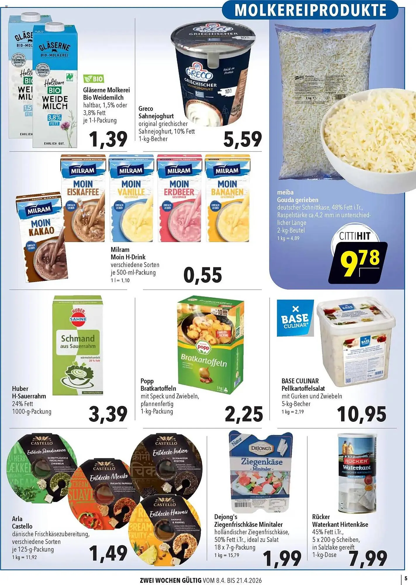 CITTI Markt Prospekt von 8. April bis 21. April 2026 - Prospekt seite 5