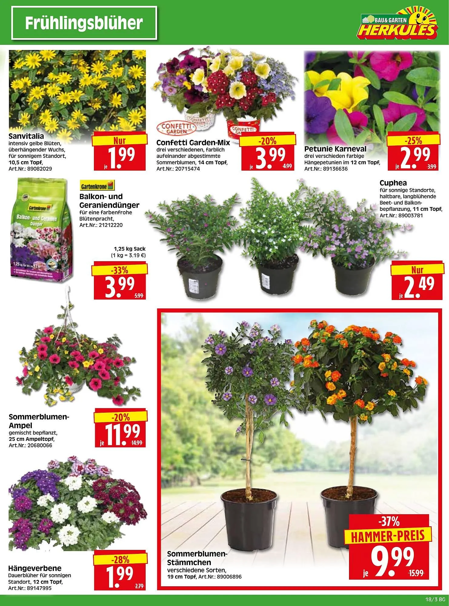 Herkules Baumarkt Prospekt von 28. April bis 3. Mai 2025 - Prospekt seite 3