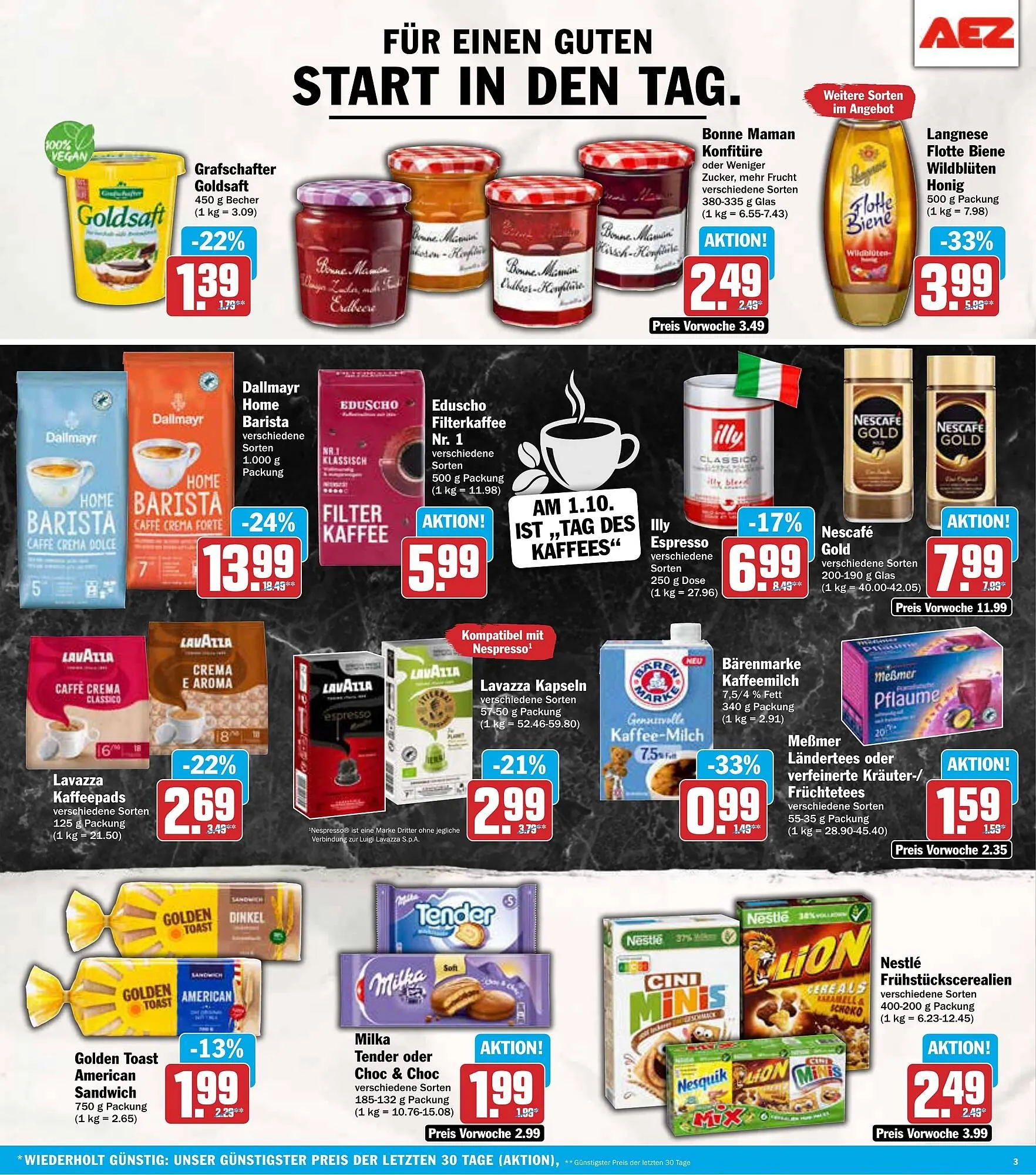 AEZ Prospekt von 29. September bis 4. Oktober 2025 - Prospekt seite 3