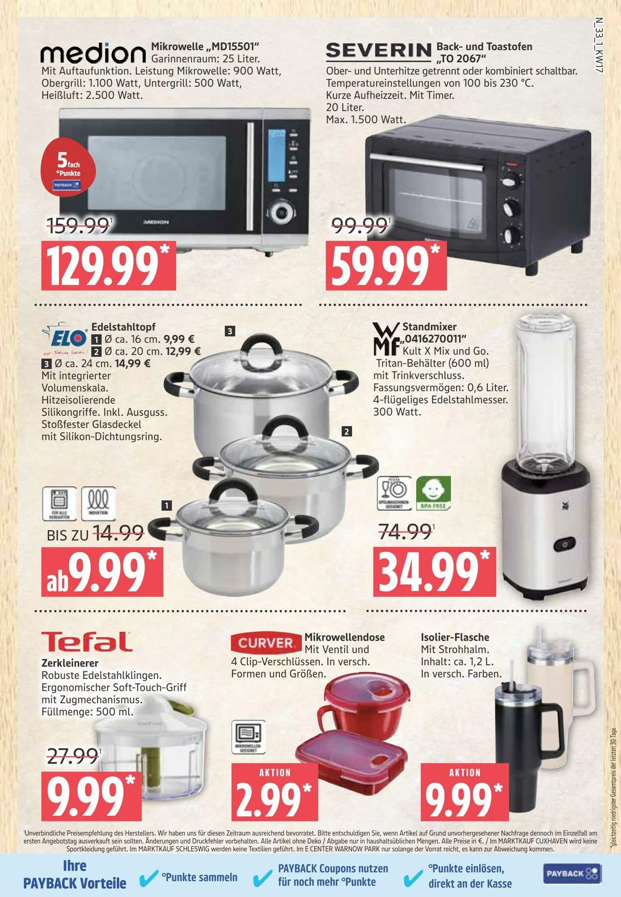 Marktkauf Aktueller Prospekt von 21. April bis 26. April 2025 - Prospekt seite 33