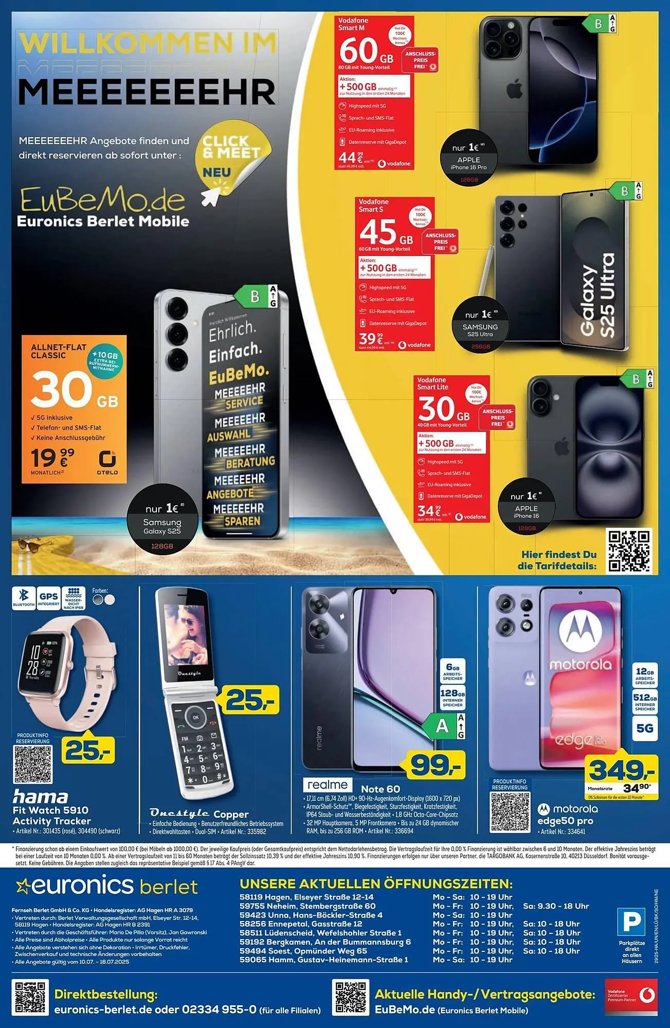 Euronics Berlet Prospekt von 9. Juli bis 19. Juli 2025 - Prospekt seite 10