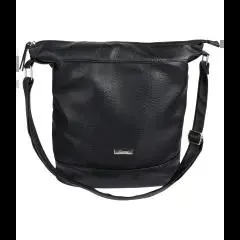 Schwarze Umhängetasche Janina, ca. 35 x 31 cm