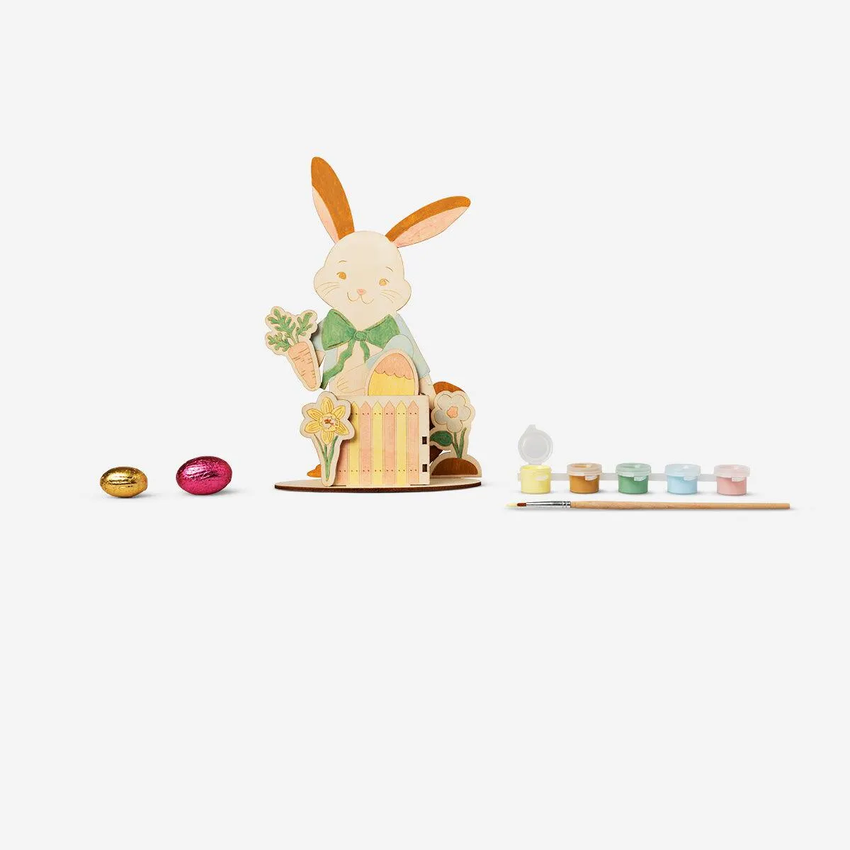 Paint-your-own Easter bunny decoration