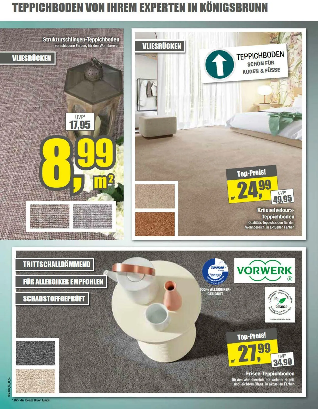 Ihr Teppichfreund Aktueller Prospekt von 29. April bis 13. Mai 2025 - Prospekt seite 14