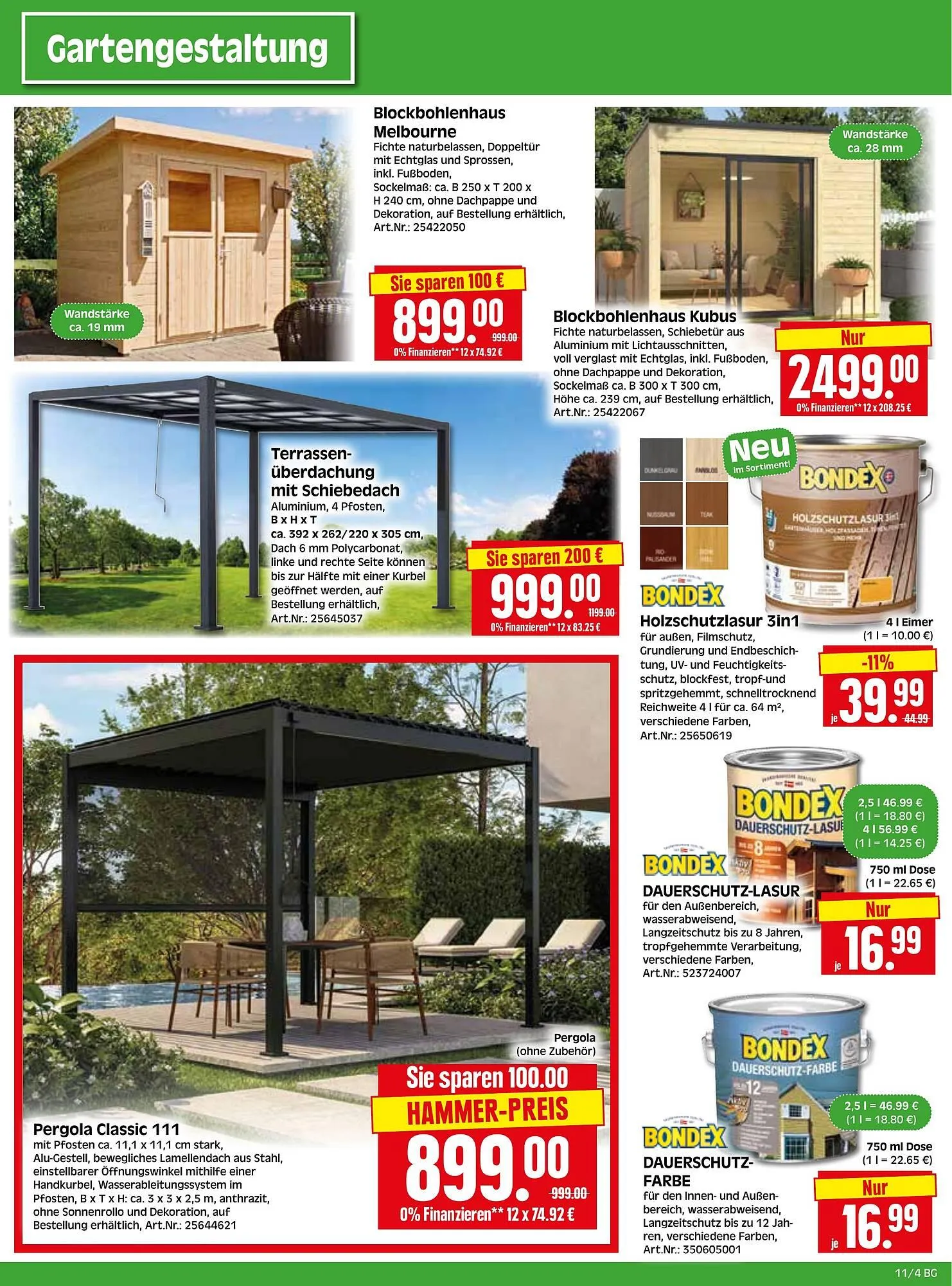 Herkules Baumarkt Prospekt von 10. März bis 15. März 2025 - Prospekt seite 4