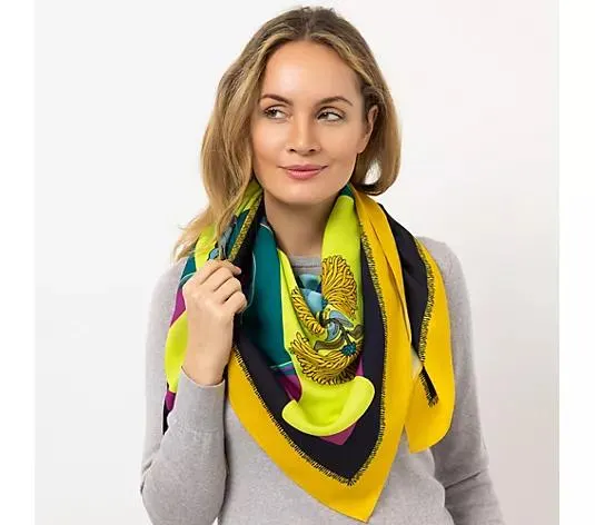 DAWID by Dawid Tomaszewski Tuch, gewebt Exklusivdruck ca. 110 x110 cm