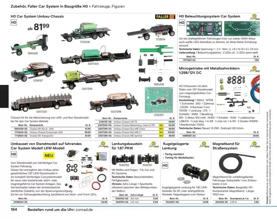 Modellbahn Katalog von 29. Oktober bis 31. Dezember 2025 - Prospekt seite 166