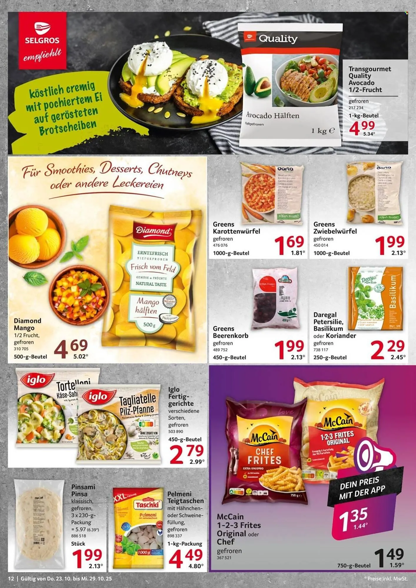 Selgros Prospekt von 23. Oktober bis 29. Oktober 2025 - Prospekt seite 12