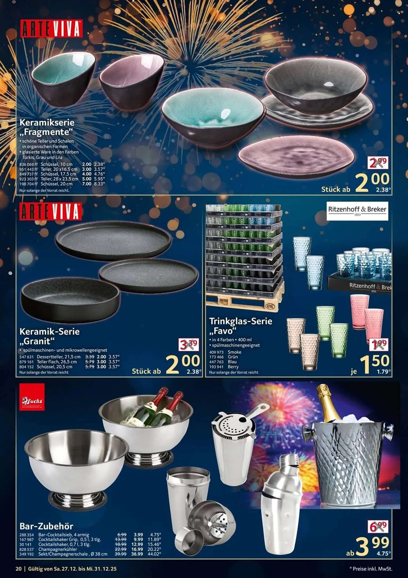 Selgros Prospekt von 27. Dezember bis 31. Dezember 2025 - Prospekt seite 20