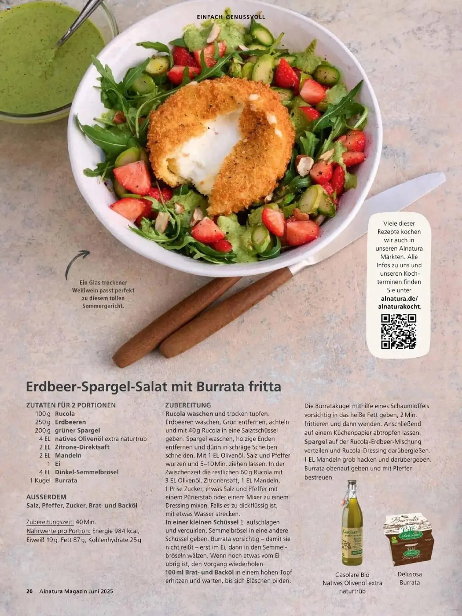 Alnatura Prospekt von 1. Juni bis 30. Juni 2025 - Prospekt seite 20